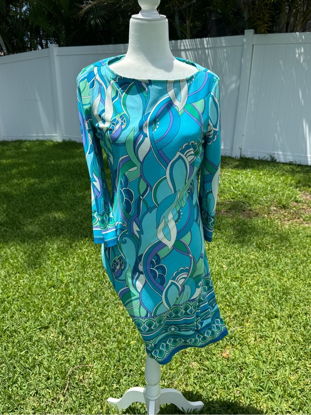 Pucci-Inspired Print Shift Dress